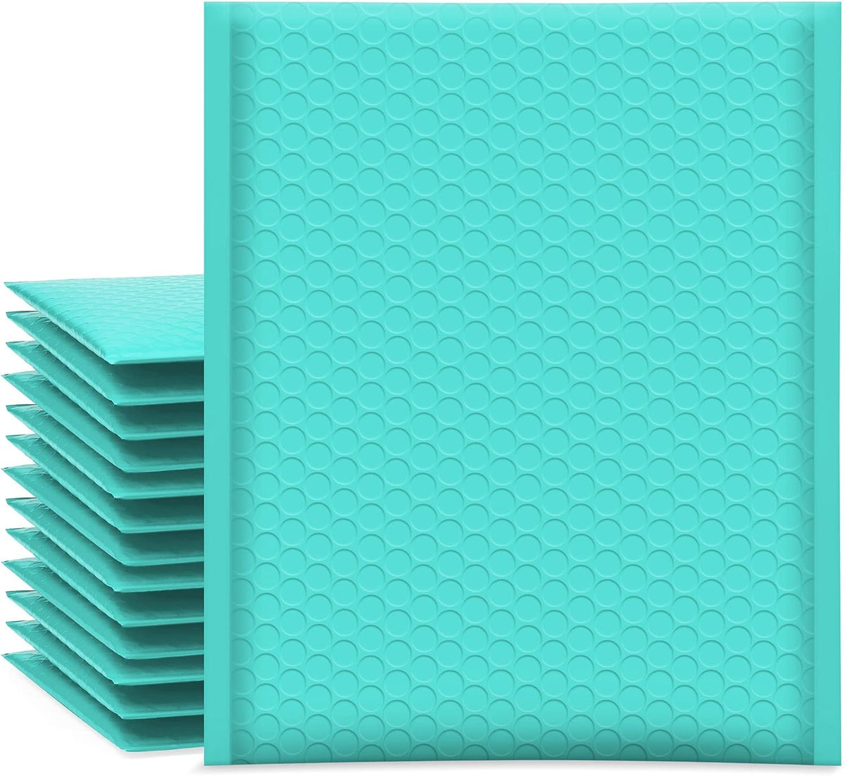 Bubble Mailers 8.5x12" 25 Pack Usable Size 8.5x11" Teal Shipping Bag
