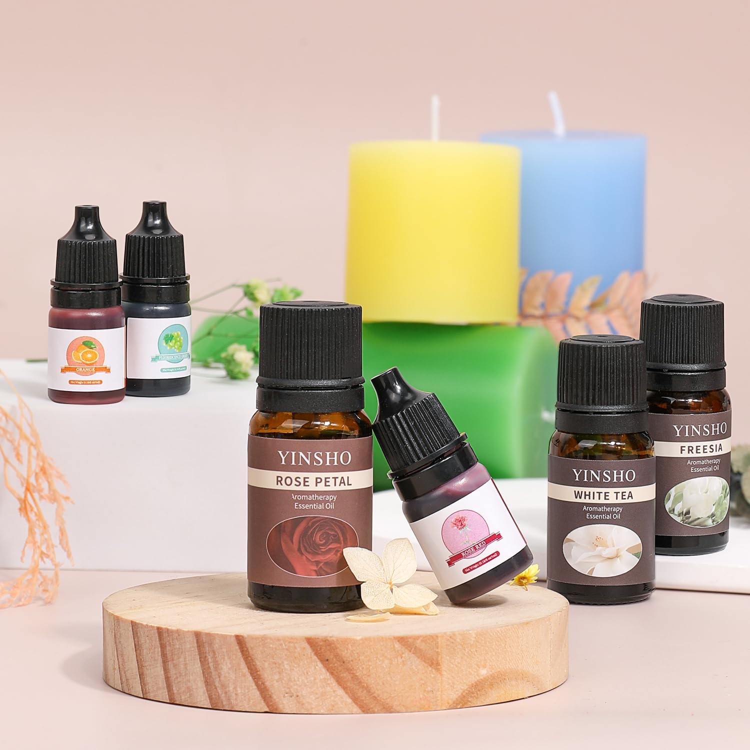 2LB Soy Wax Candle Making Kit,DIY Candle Making Supplies with Wicks, Stickers,Candle Jar, Melting Pot,Fragrances Oils