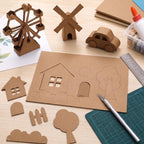 20 Pack 8.5x11 Brown Chipboard Sheets Craft Cardboard