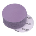 uxcell 30Pcs 3" Purple Sanding Discs 10000 Grits Hook and Loop Sand Paper