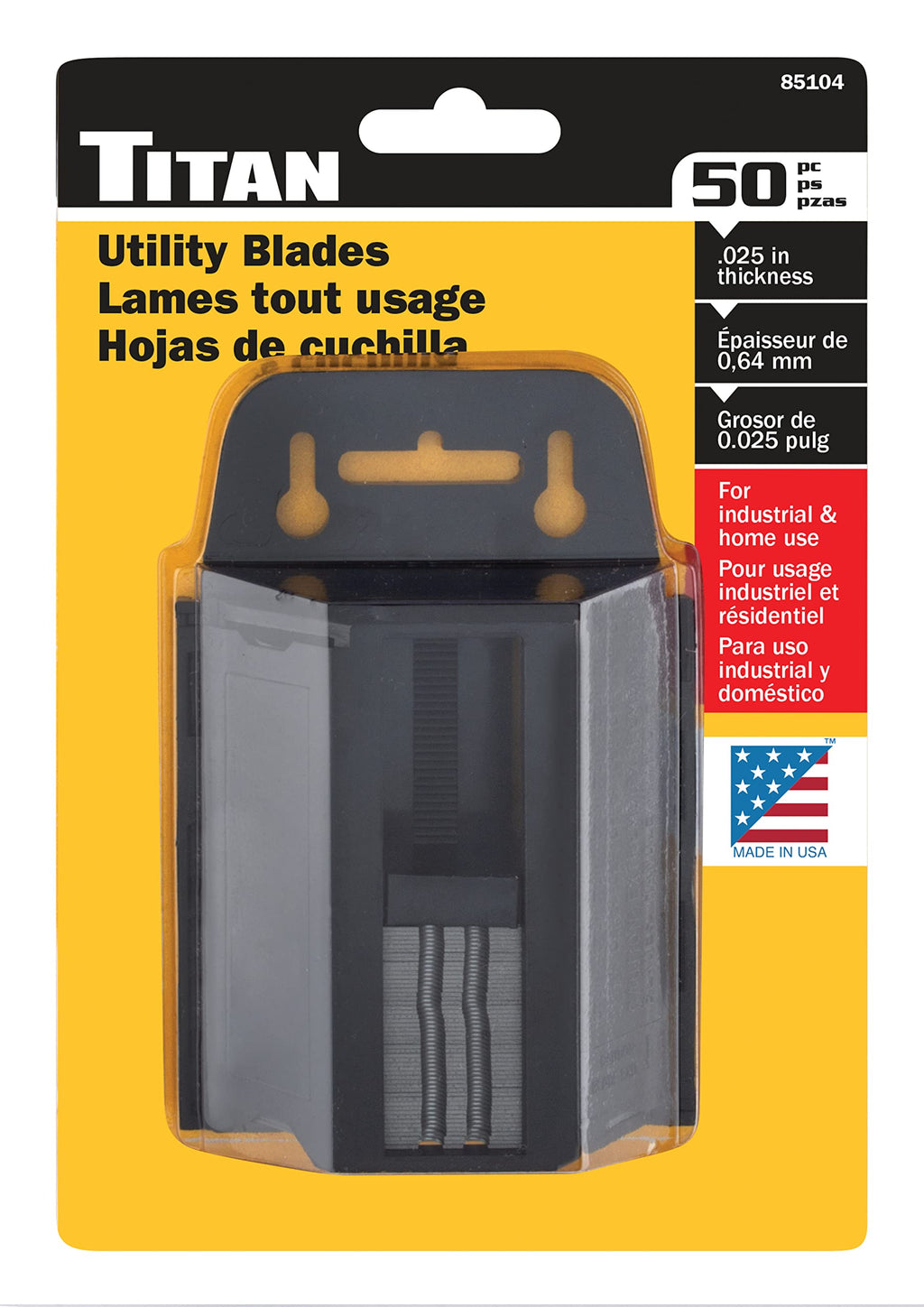 85104 50-Piece Heavy-Duty #20 Utility Knife Blades