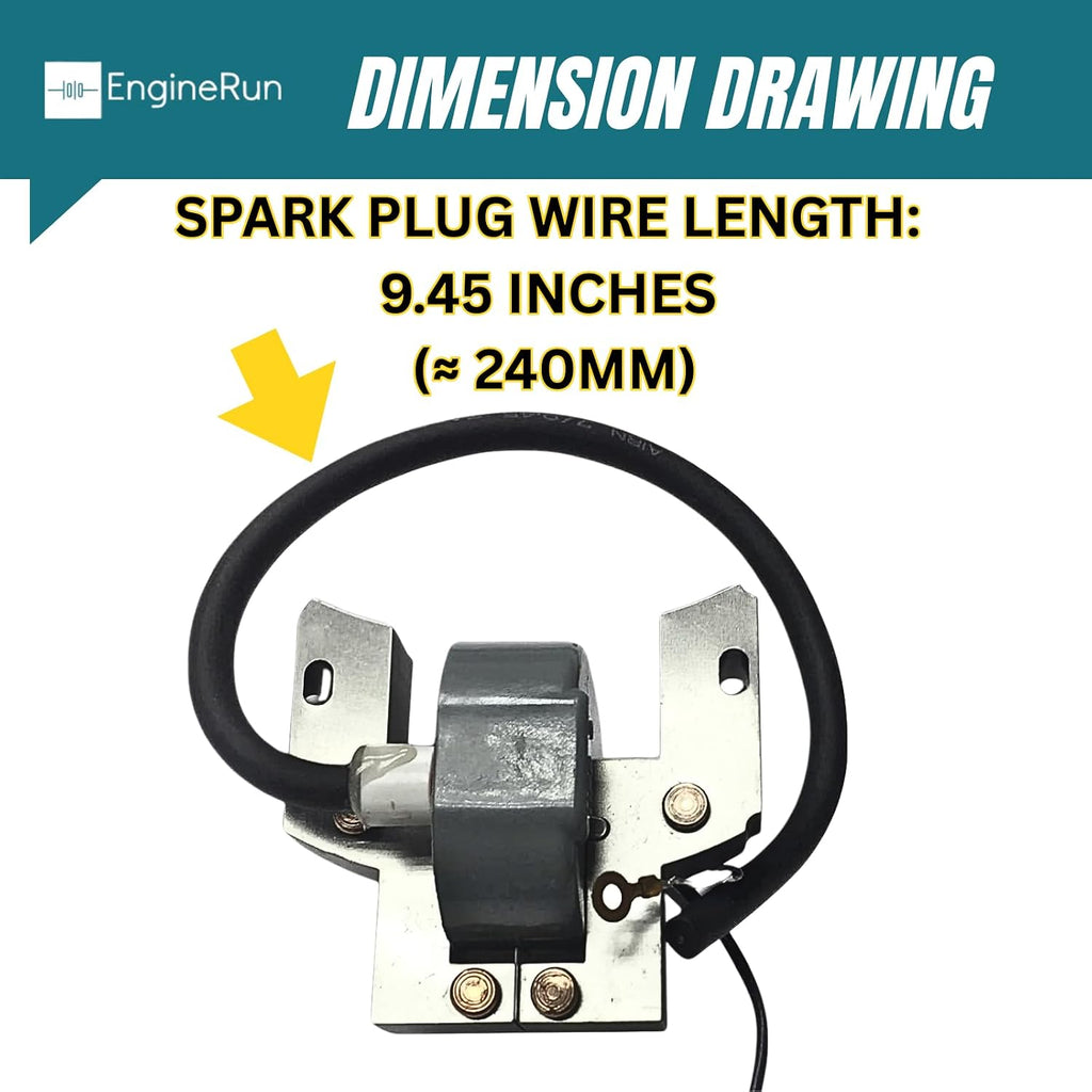 298502 Ignition Coil Module Magneto for Briggs & Stratton 2 to 4 HP Engines 395488 697036 Stens 460-014 Oregon 33-362 298502