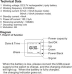 Wireless Calling System for Restaurant 500 Channels 10 Pagers