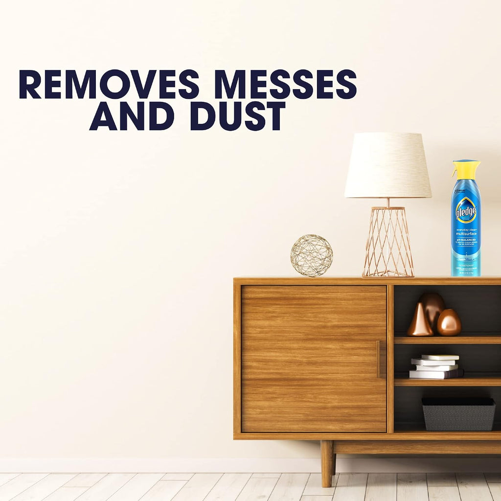 pH Balanced Multi Surface Cleaner Spray, Rainshower, 9.7oz, (3-Pack)