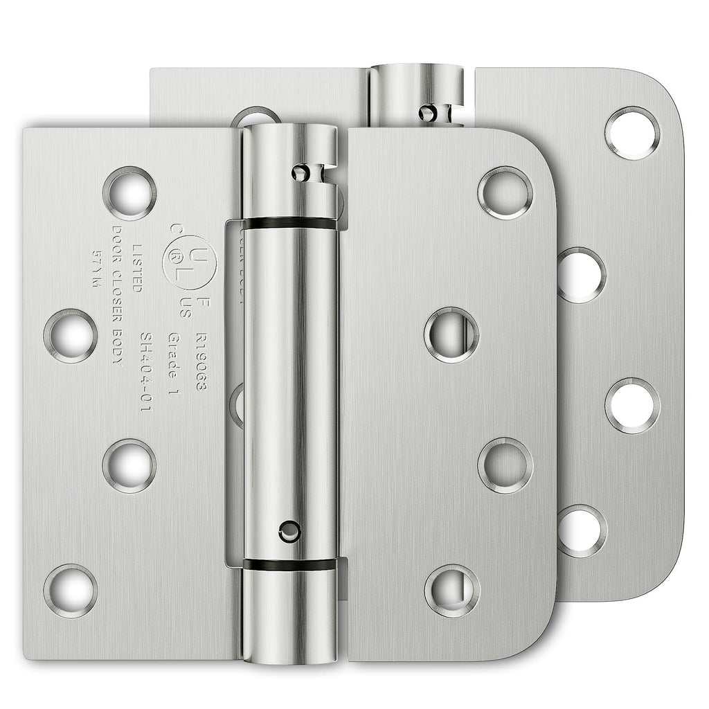 2 Pack Spring Hinges Self Closing 4 Inch, Self Closing Door Hinges