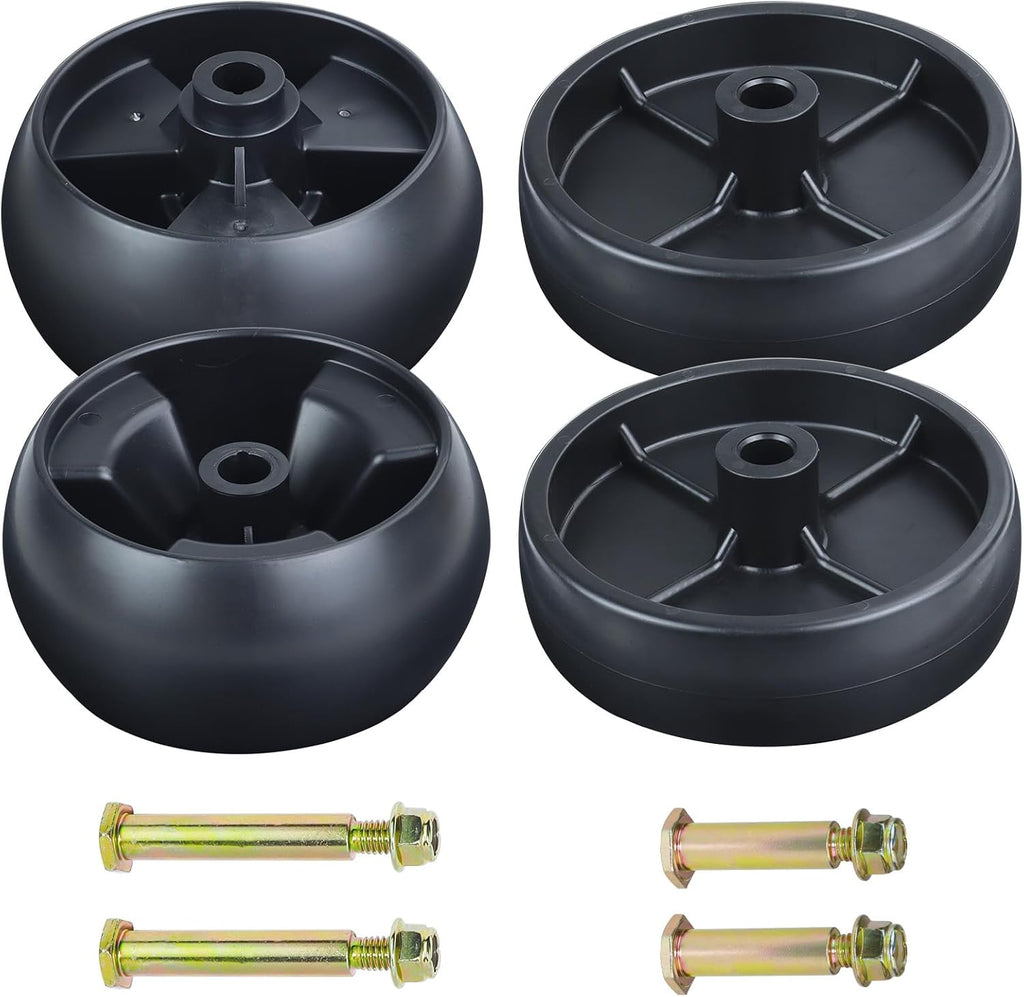 2 Pack 734-04155 Deck Wheel with 734-0973 Deck Wheel for Cub Cadet
