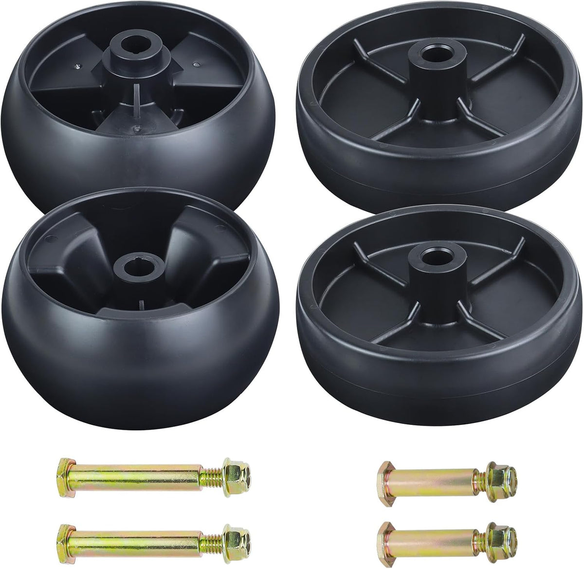 2 Pack 734-04155 Deck Wheel with 734-0973 Deck Wheel for Cub Cadet