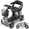 Mobility Scooter for Seniors & Adults, 4 Wheel Foldable Electric Powered Wheelchair Device, 500W Motor, 35 Miles Long