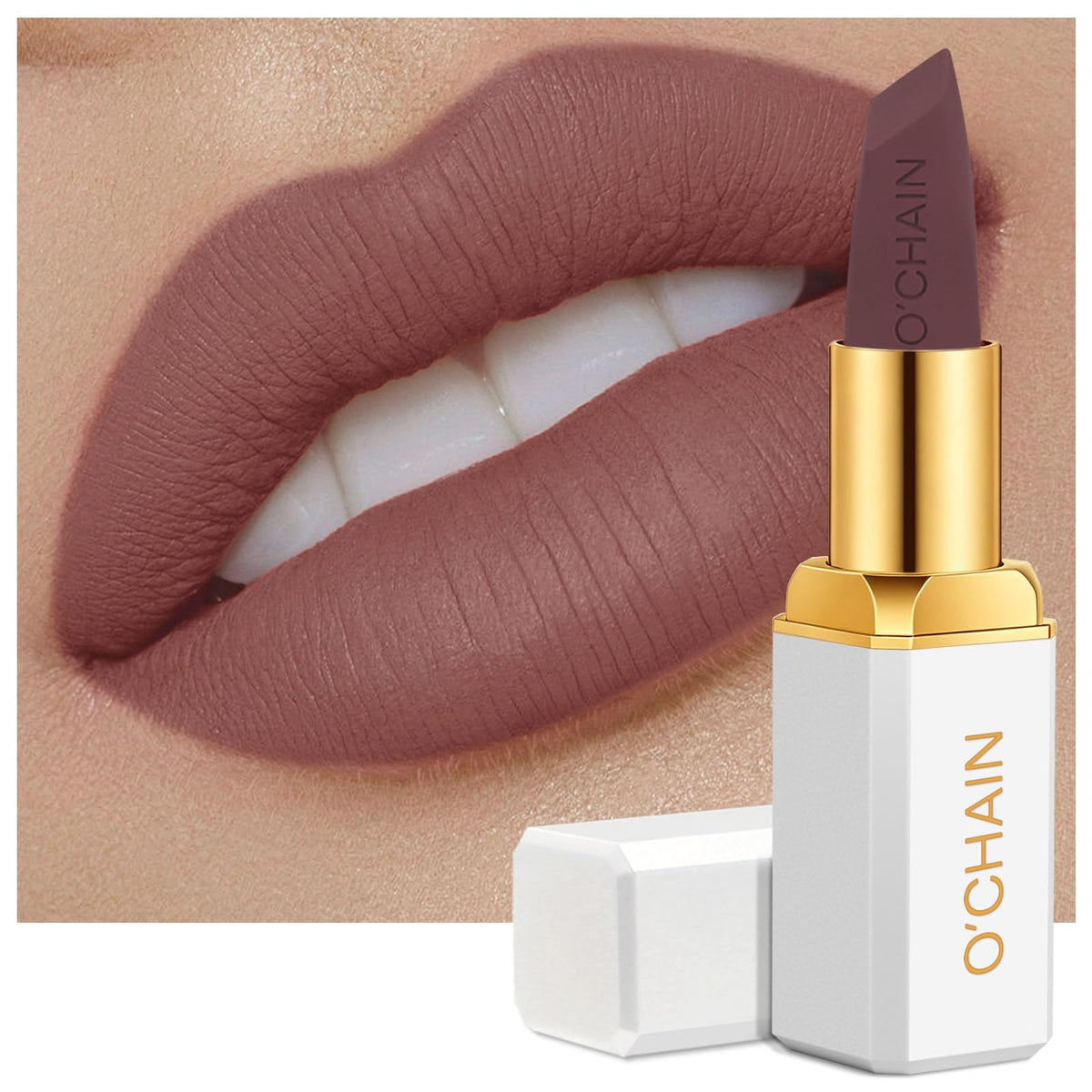 Nude Matte Lipstick, 627 COOL TEDDY