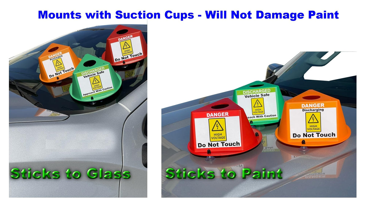 Electric Vehicle (EV) High Voltage Lockout/Tagout Safety Hat Kit
