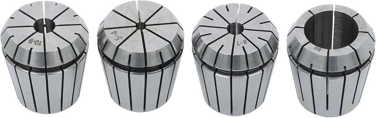 24Pcs ER40 Collet Set Spring Clamping Collets 3-26 mm