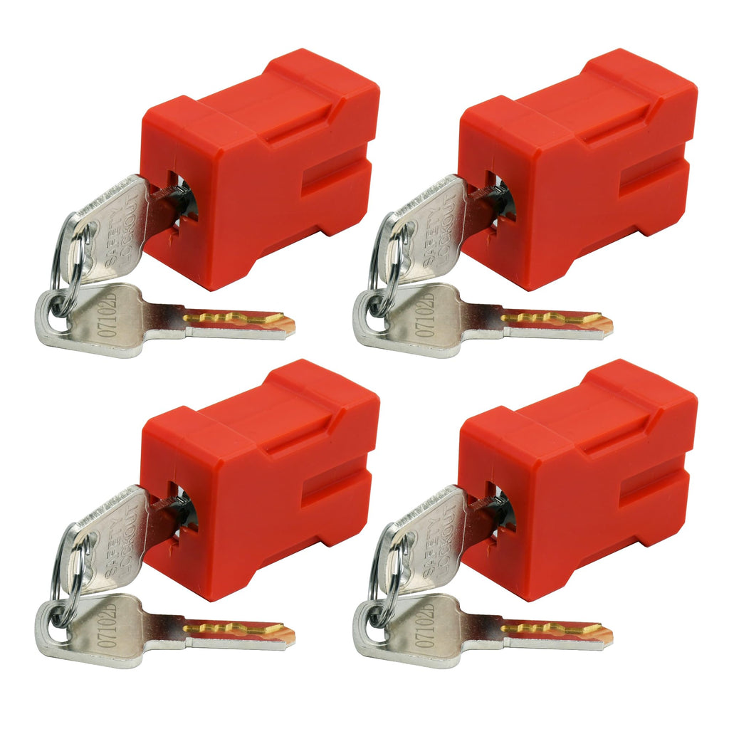 4 Plug Lockout Device for Cords Electrical,Fits 2 and 3 Prong