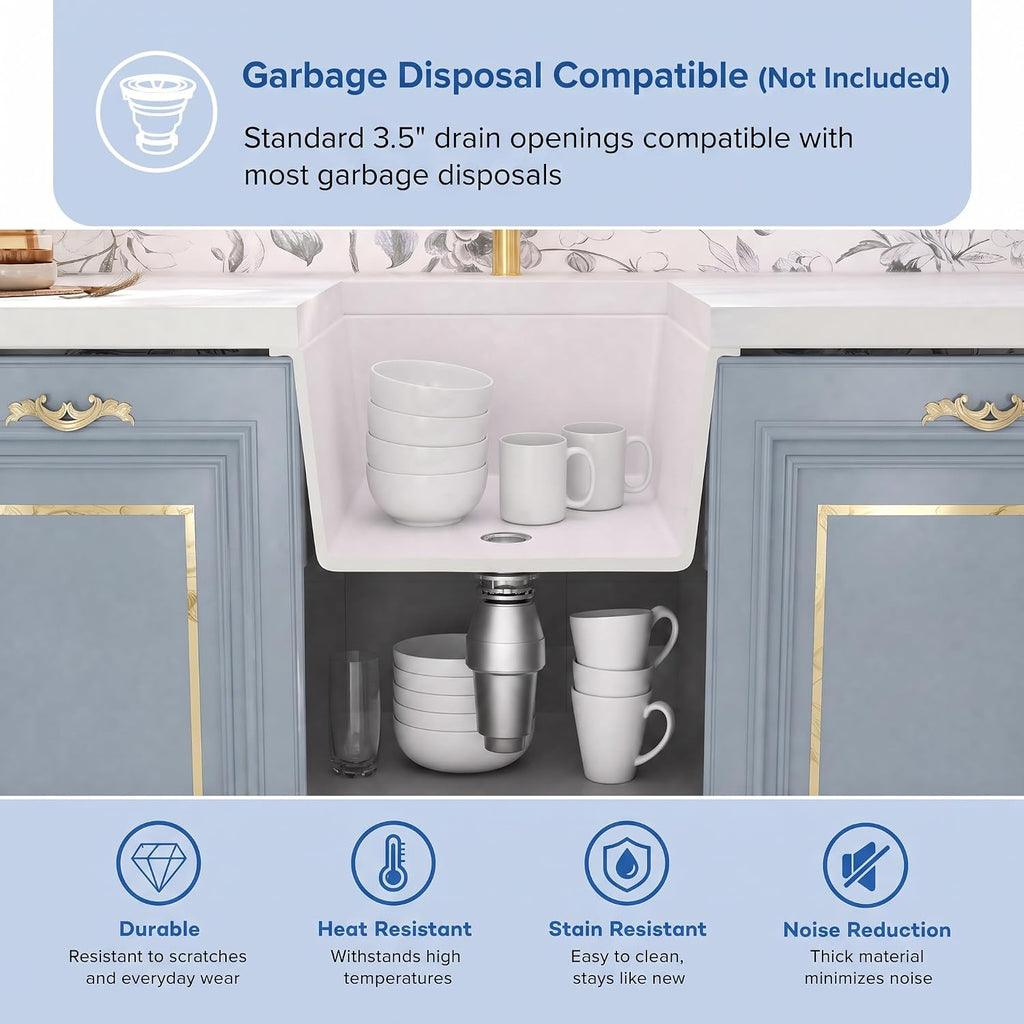 White Bar Sink Undermount 15''x15'',15 Inch Undermount Small Wet Bar Sink,9 Inch Depth White Single Bowl Quartz