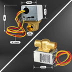 V8043E1012 Zone Valve for Honeywell V8043E Series, 3/4" Sweat Connection