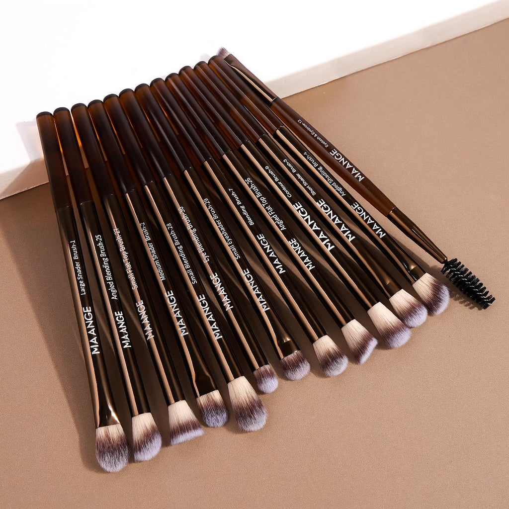 13 Pcs Makeup Brushes with Bag, Multi-functional Eye Makeup Brush Set Professional Blending Eyeshadow Concealer