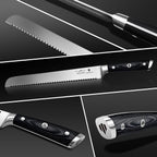 10-Inch Serrated Bread & Sourdough Knife with Wood Handle