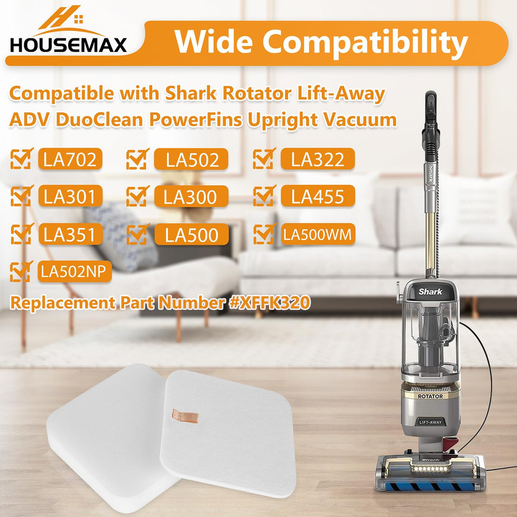 LA502 LA300 Filter Replacement for Shark Lift Away Vacuum