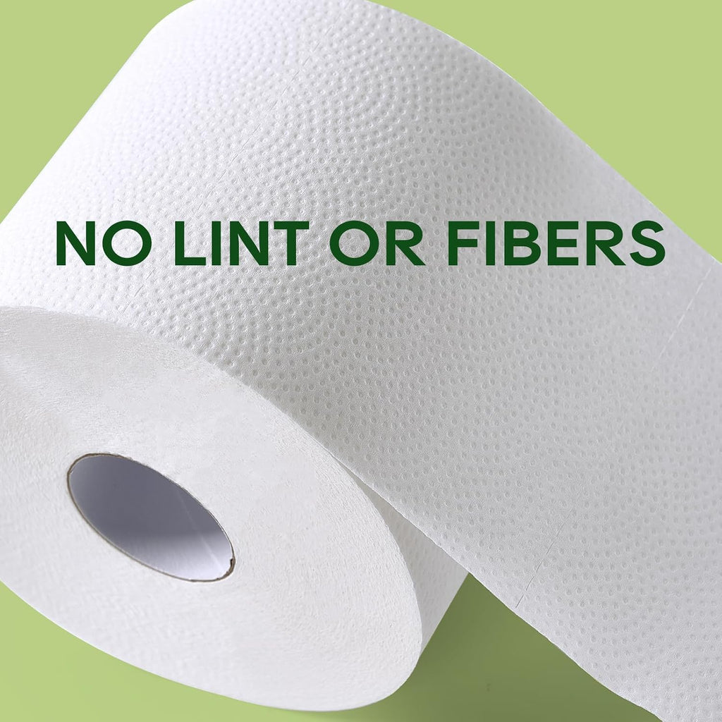 Bamboo Toilet Paper 2 Ply, 9 Mega Rolls, 600 Sheets, White
