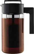 Deluxe Cold Brew Coffee Maker - BPA-Free Tritan Pitcher with Airtight Leakproof Lid, Silicone Grip Handle, Fine-Mesh