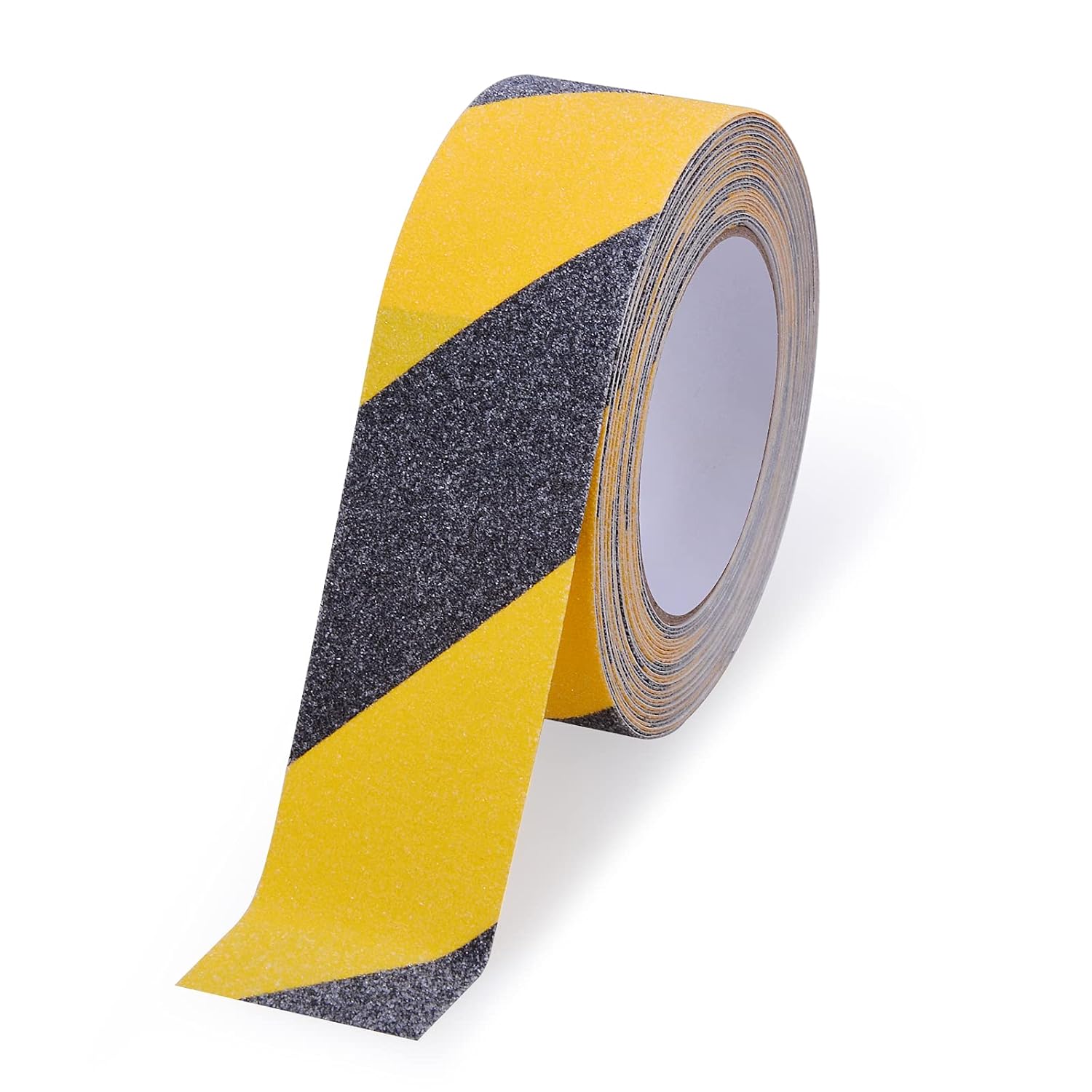 Anti Slip Tape, Waterproof Self Adhesive Yellow/Black 2"x33Ft Grip Tape | High Visibility Safety Warning Tape, High