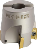 CME 2" 90° Indexable Face Mill, Incl 4 APKT1604 Inserts
