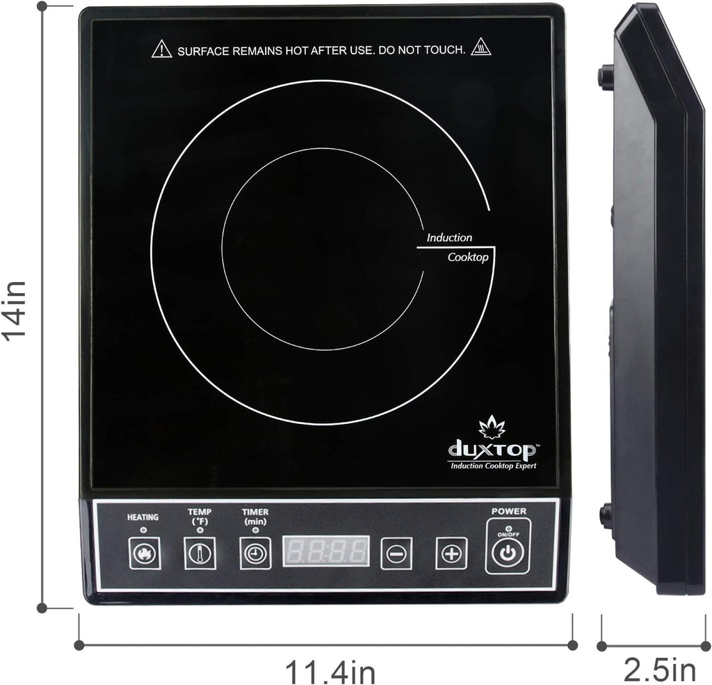 1800W Portable Induction Cooktop Countertop Burner, Black 9100MC