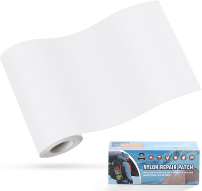 3.9 x 63 inch Nylon Repair Patches Nylon Fabric Patch Self-Adhesive Fabric Repair Tape Waterproof Lightweight Outdoor