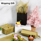 100 Sheets Gold Tissue Paper Bulk, Metallic Wrapping Tissue Paper for Gift Bags, 14 x 20 Inch Gift Wrap for Birthday