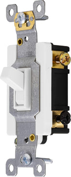 GE 42161 3-Way Toggle Switch, White