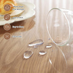 Round Clear Table Cover Protector 48", Waterproof Plastic Cover