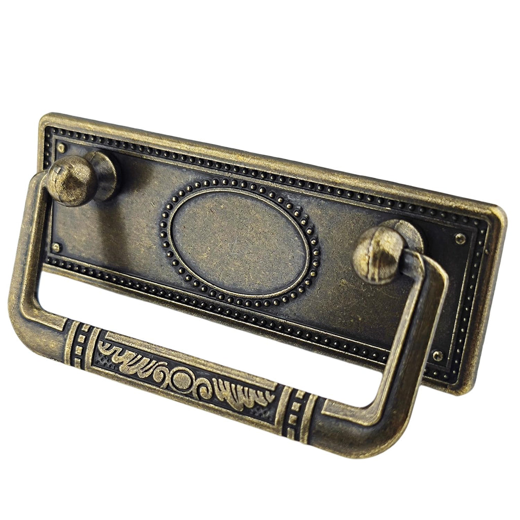4 Pack 2 1/2" Antique Bronze Bail Drawer Pull Hanging Pulls Drop Swing Handles Cabinet Knob Hardware 64 mm 2.5Inches