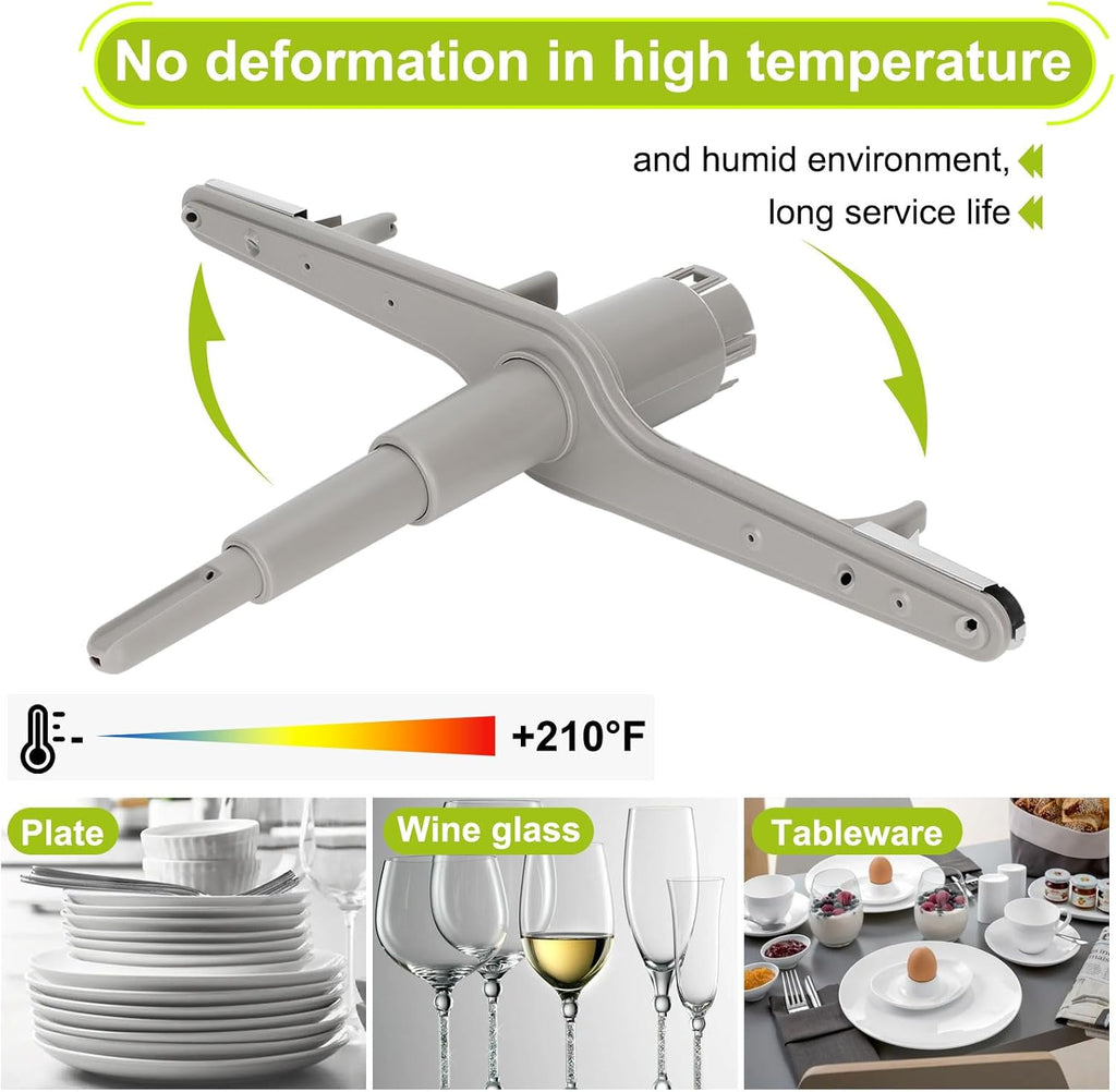 5304518927 Dishwasher Lower Wash Arm Replacement for Frigidaire, Electrolux, Kenmore, Crosley - Replaces 154567702, AP6810011, 154567701, 5304507175, 154567701-1