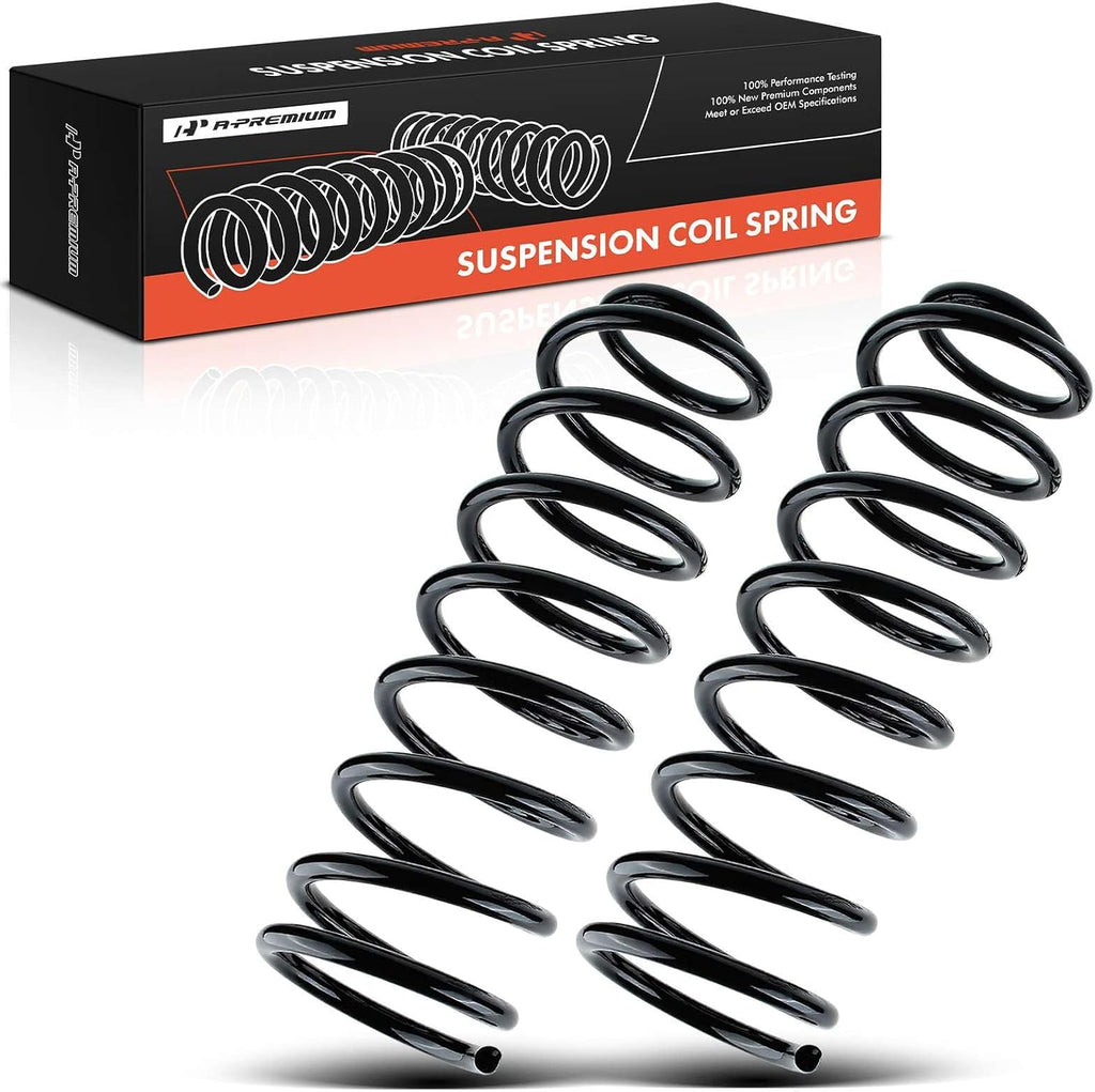 A-Premium 2-Pack Front Suspension Coil Spring Set Compatible with Jeep