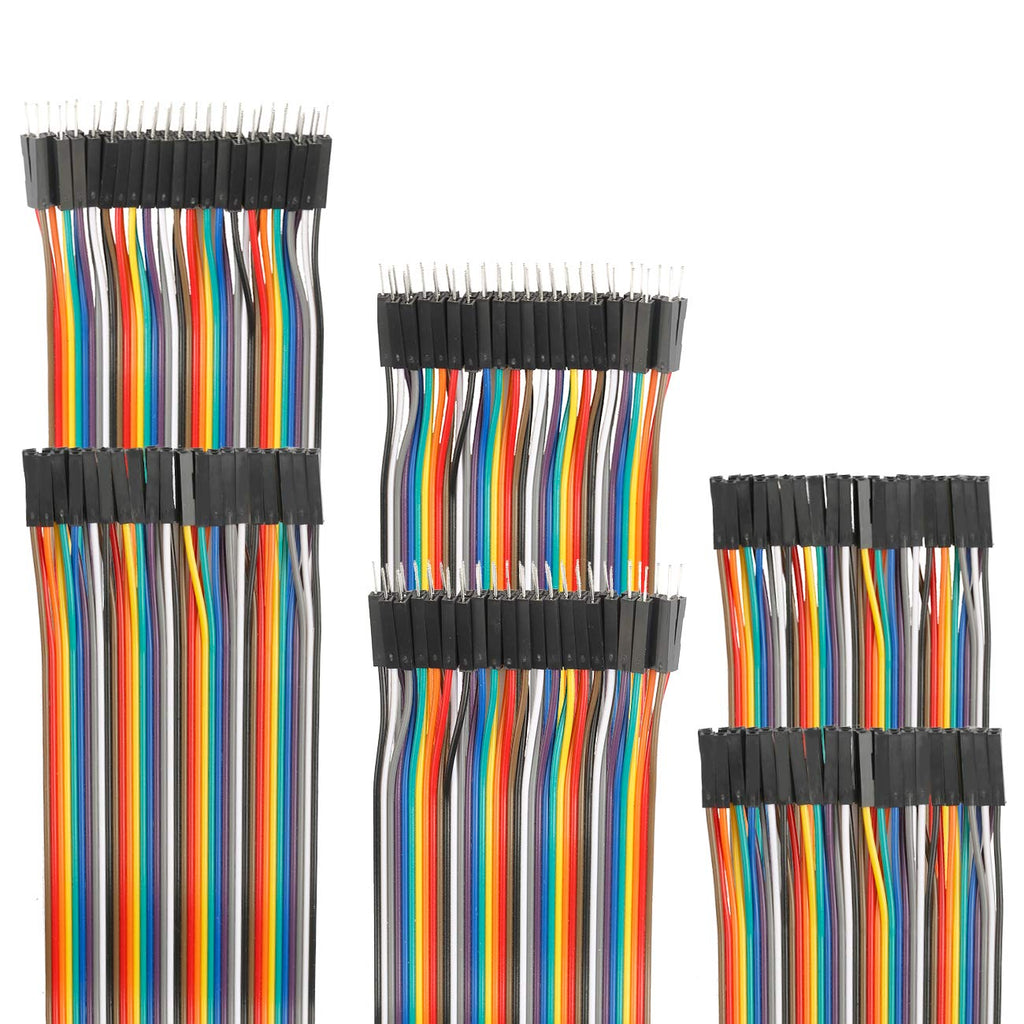 120pcs 20cm Breadboard Jumper Wires Dupont Cable Assorted Kit