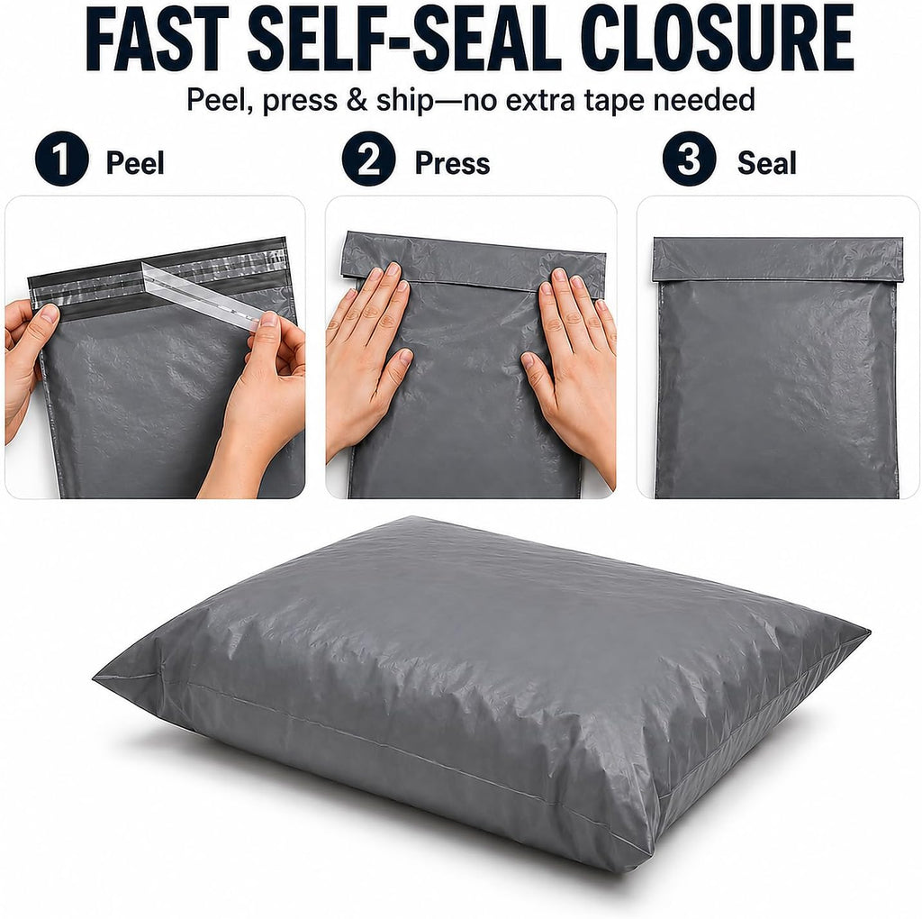 Large Shipping Bags 24x36, 5 Pack Poly Mailers for Clothes