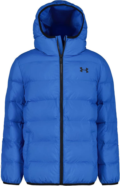 Boys' Pronto Hooded Puffer Jacket, Lightweight & Water Repellent