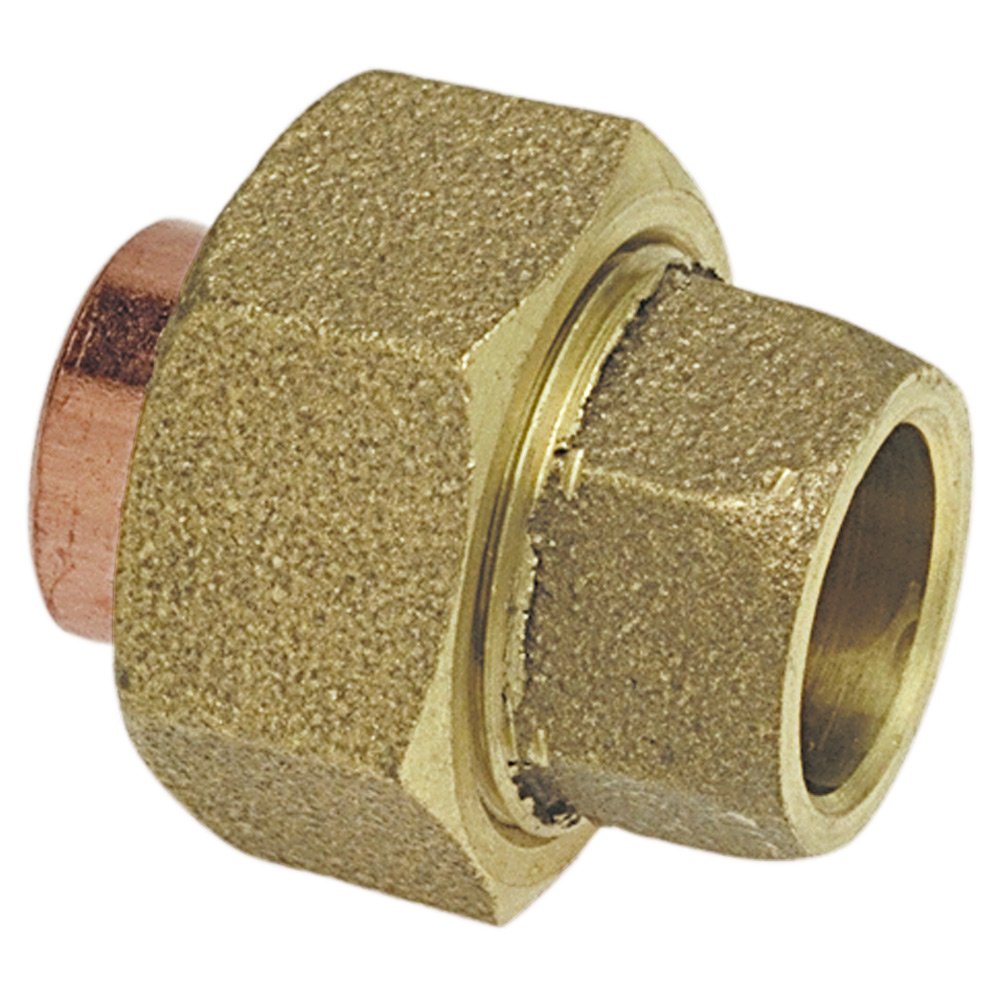 NIBCO Fig No U733, 3/4 in. Bronze Union, Cup x Cup, Solder