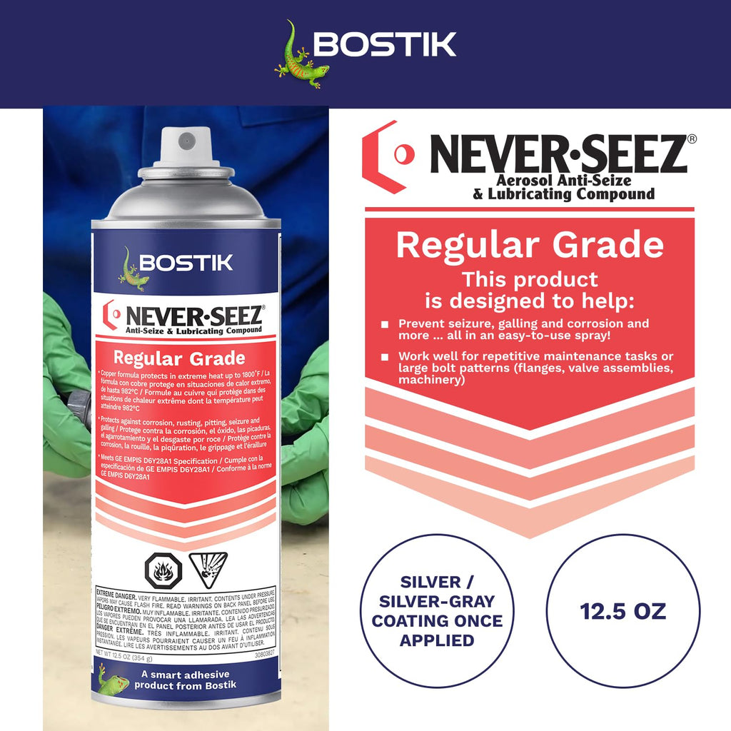 Never-Seez Regular Grade Anti-Seize 12.5 oz Aerosol Lubricant