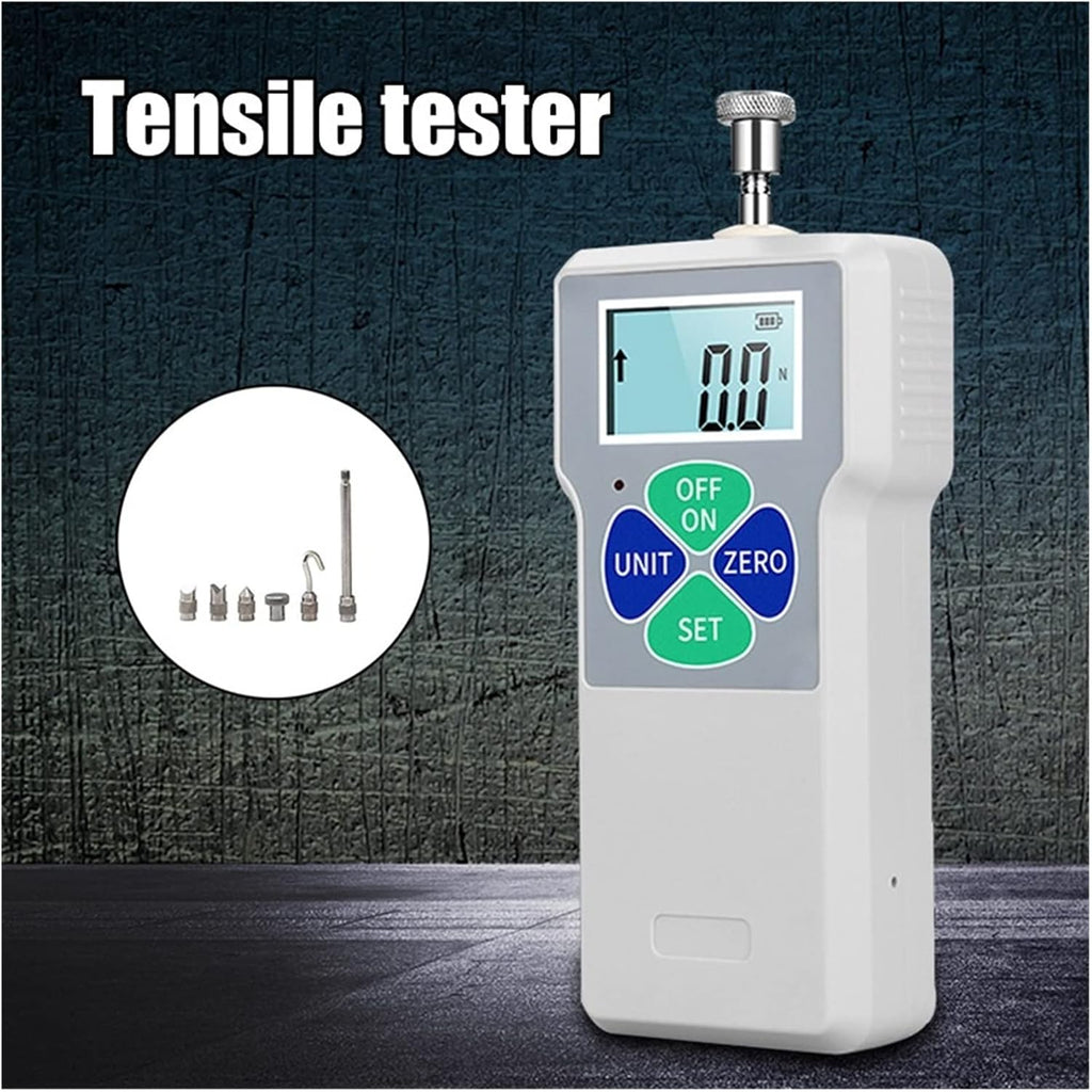 Digital Force Gauge, Digital Display Force Gauge Push Pull Test Tool Portable Force Meter Spring Dynamometer Pressure Gauge，Small Sf 3