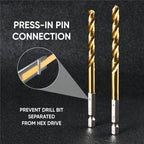 amoolo 5/64" Hex Shank Impact Drill Bits, 10Pcs