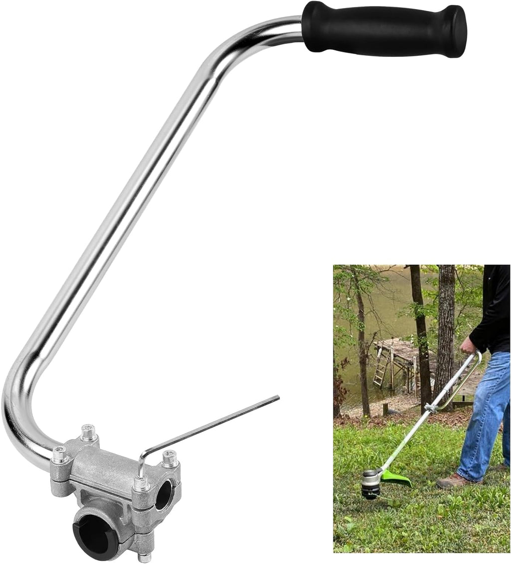 Weed Eater Handle Extension - Aluminum Ergonomic Weed Eater Attachments | Trimmer Grip, Weedeater Handle with Bracket
