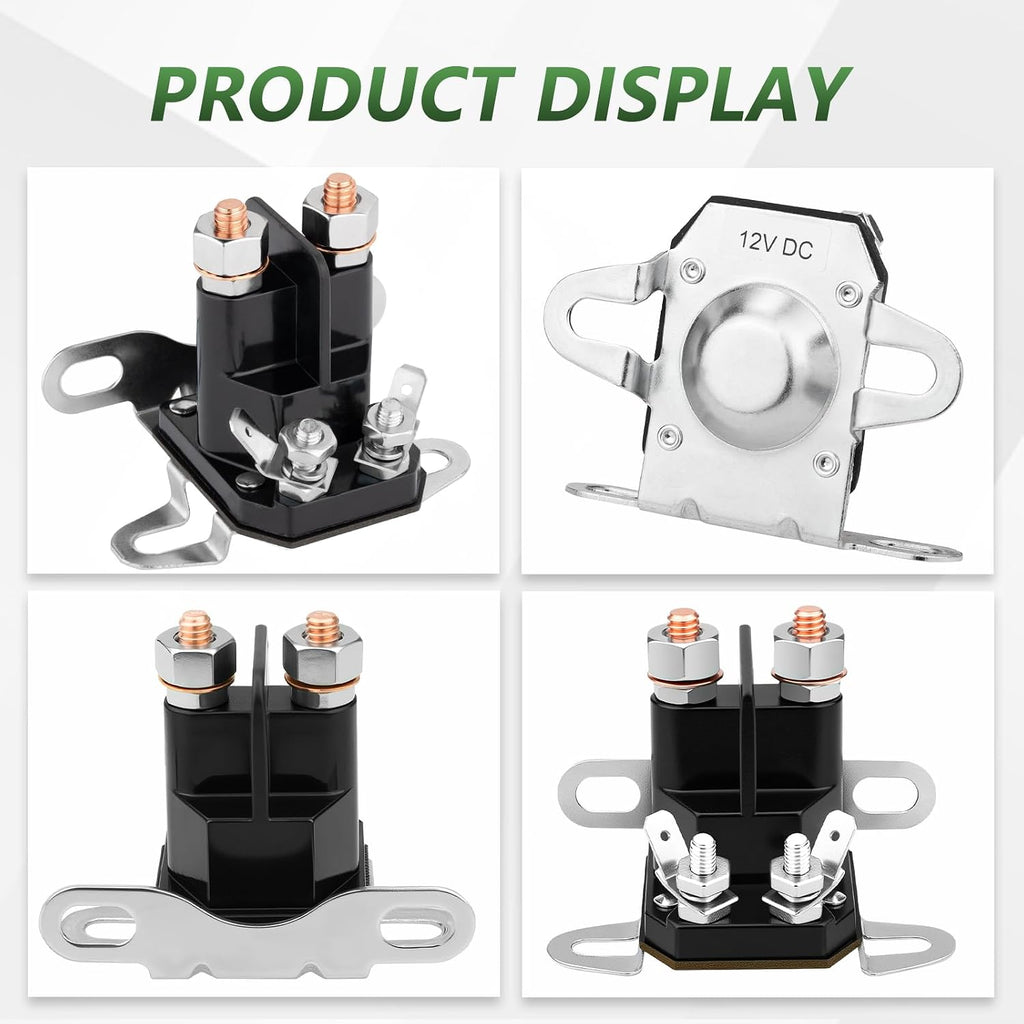 146154 145673 Starter Solenoid 12V for Craftsman LT1000 Poulan 532145673 Husqvarna 532146154 AYP 109081X Lawn Mower