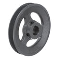 uxcell BK60-1 V-Belt Sheave 1"Bore 5.75"OD Single Groove Web Sheave Bored-to-Size Sheave, Cast Iron, Belt Section for 3L or B Belt