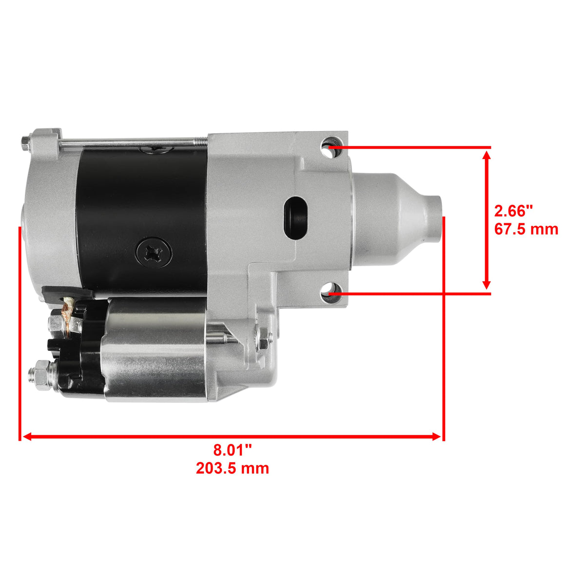 Caltric Starter Motor Compatible with Yamaha Outboard 9.9HP 15HP 18HP