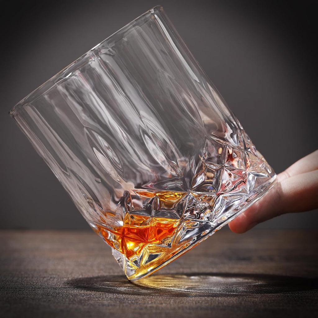 24 Classic Old Fashioned Rocks Glasses, 10 Oz Whiskey Bourbon