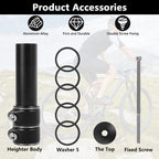 Bike Stem Riser Adjustable Handlebar Extender for Bicycle
