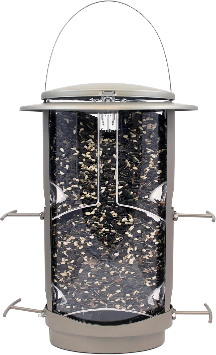 X-1 Squirrel-Proof Bird Feeder with 4.2-Pound Bird Seed Capacity and Four Feeding Ports