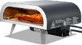 Propane Outdoor Pizza Oven, 12 Inch Gas Pizza Maker, Max 1000℉, Portable Outdoor Cooker with Thickened Pizza Stone, 3