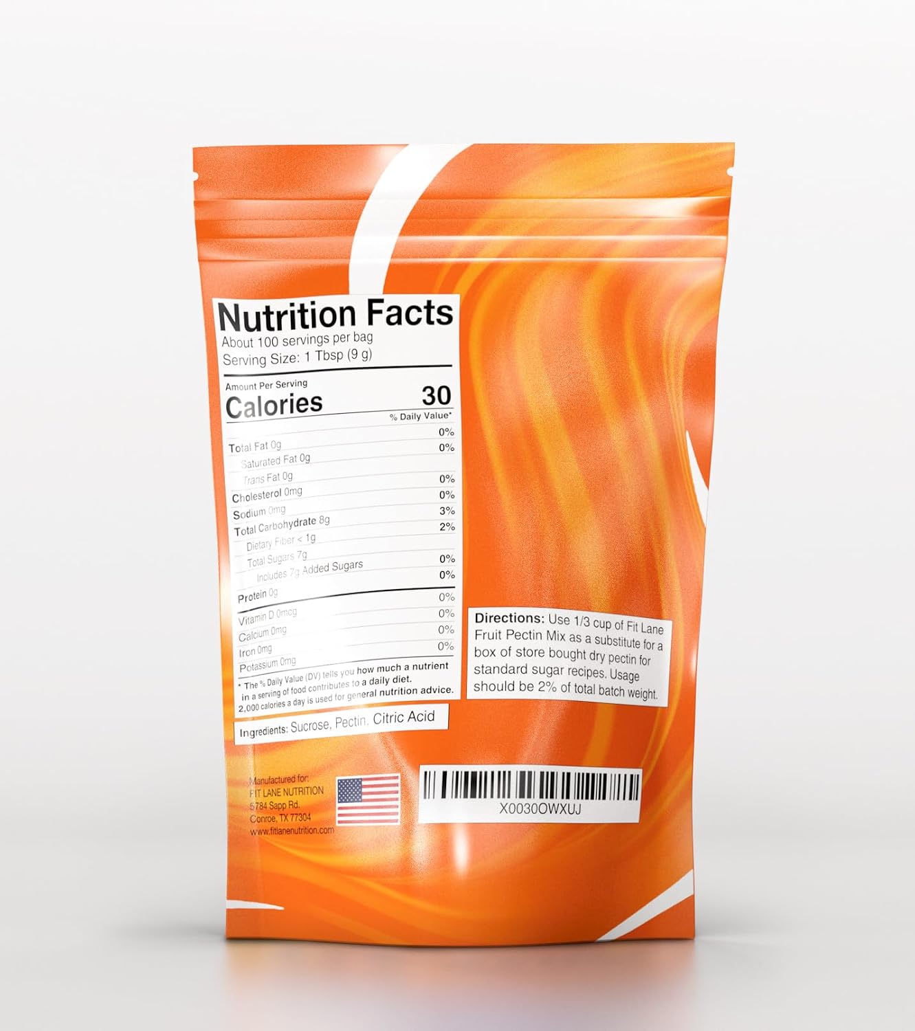 Fruit Pectin Powder for Jams and Jellies 2 lb, Natural Bulk Ingredient