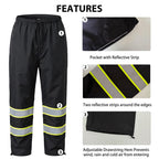Class 3 Hi Vis Rain Suit, Waterproof Reflective Jacket Pants Set